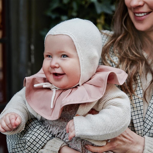 Babymuts vintage Elodie vanilla white