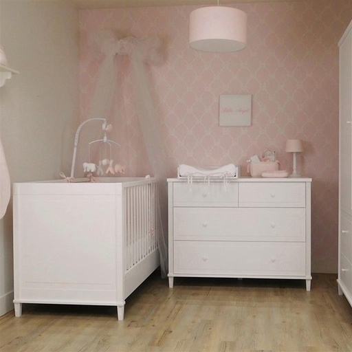 Bed (omvormbaar) Gio white