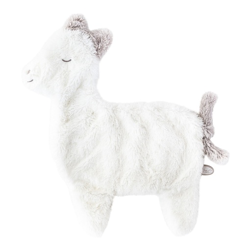 Cuddly blanket (doudou) alpaca Lulu wit 