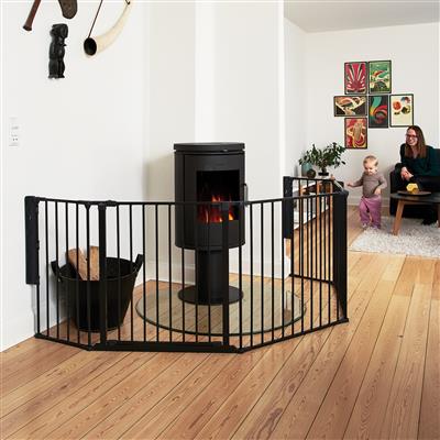 Safety gate Olaf XX wide zwart 