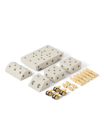 Kit d'exploration (21 pièces) sand grey / honey yellow 