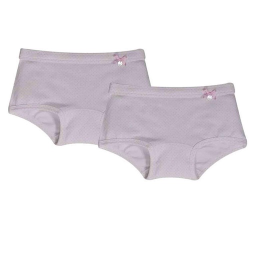 Boxershort (duopack) roze dots 