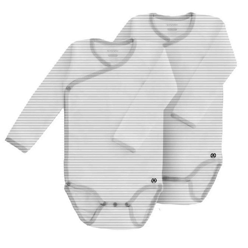 *Corps croisé (duopack) grijs/wit gestreept 