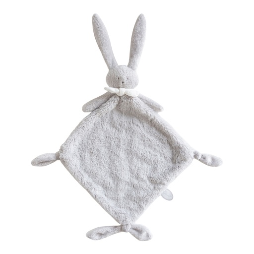Cuddly blanket (doudou) rabbit Ella lichtgrijs 