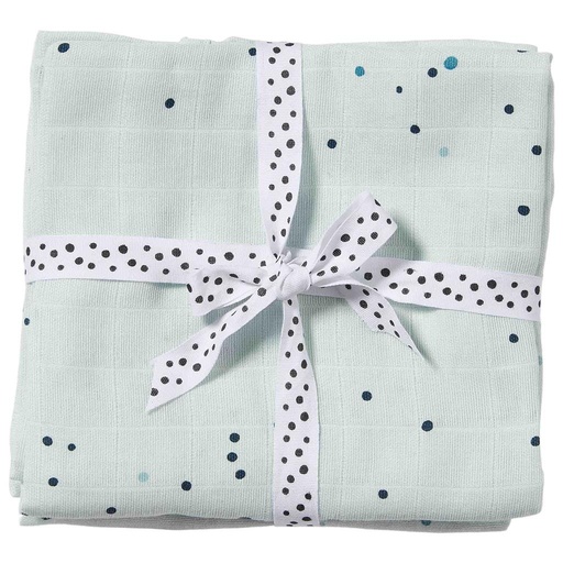 Tetradoeken (2-pack) dreamy dots blue