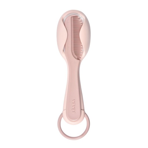 Set de coiffure peigne et brosse old pink 