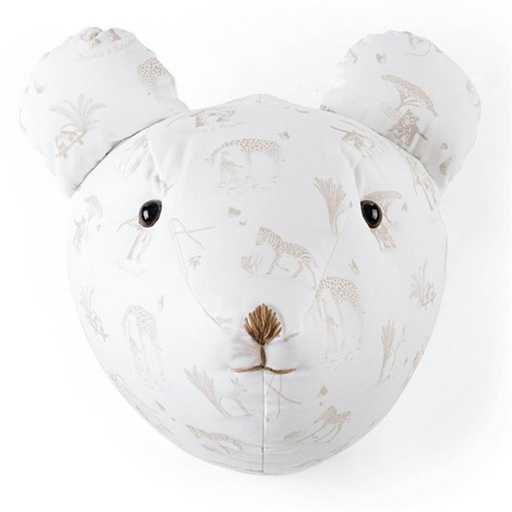 Trophée de l'ours Théophile safari (camelprint) 