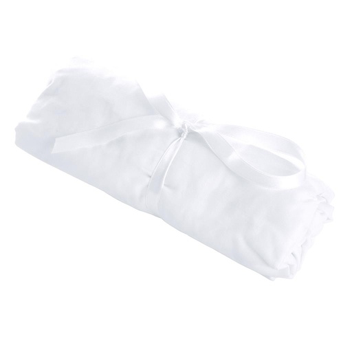 Fitted sheet carrycot white