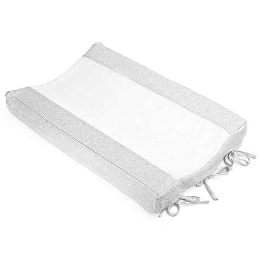 Laundry pillow cover poetree kids chevron light grey melange 