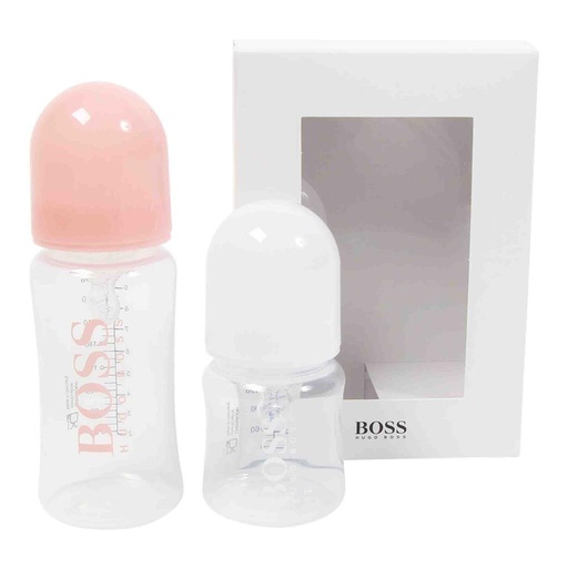 Zuigfles (2 stuks) roze  licht UNQ