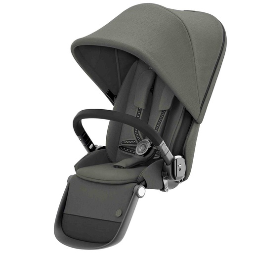 *Zitje voor 2de kind Gazelle S (zwart) soho grey (mid grey)