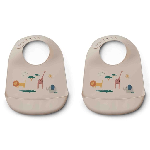 Slab Tilda (silicone, 2 stuks) safari (sandy mix)