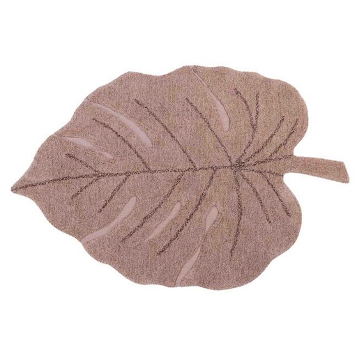 Tapijt monstera vintage nude