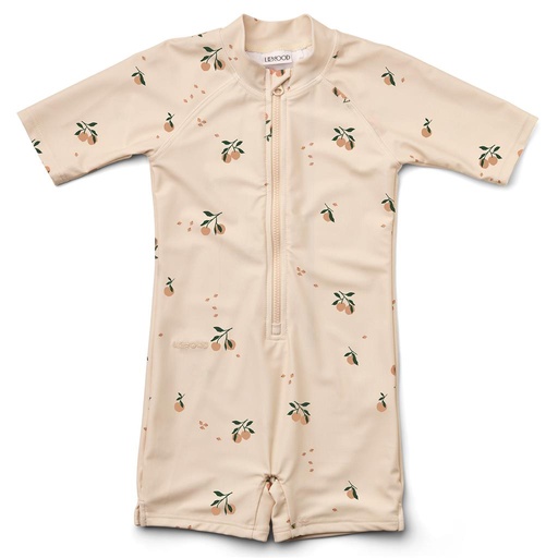 Zwempak jumpsuit Max peach - sea shell mix 