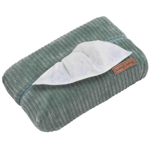 Couvercle pour le sens des lingettes humides zeegroen 