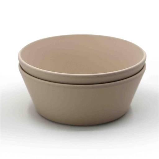 Bowl round (2 pieces) vanilla 