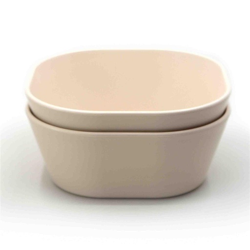 Bowl square (2 pieces) ivory 