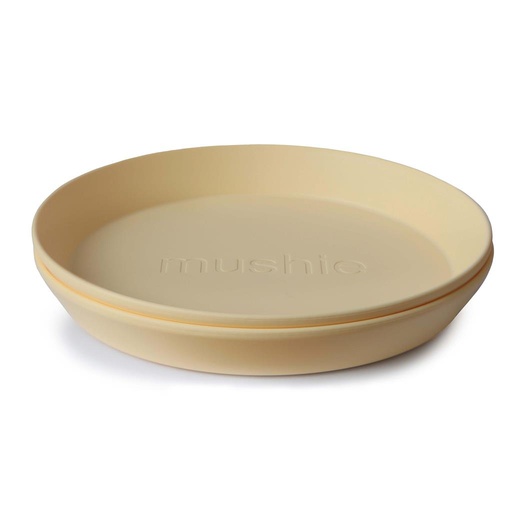 Assiette ronde (2 pièces) pale daffodil 