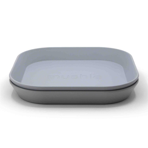 Assiette carrée (2 pièces) cloud 