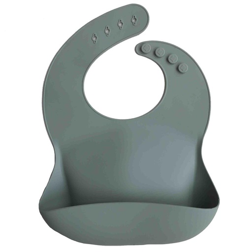 Bavoir (silicone) cambridge blue 