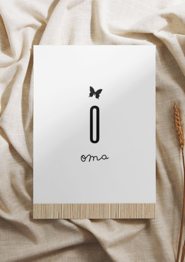 Carte de vœux black oma 