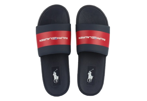 Slippers Bensley navy-red 