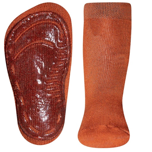 Sokken anti-slip koper 