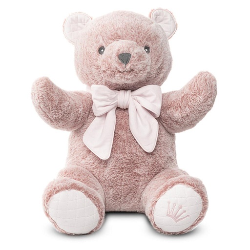 Ours en peluche 40cm Zoe rose ORCHID 40CM