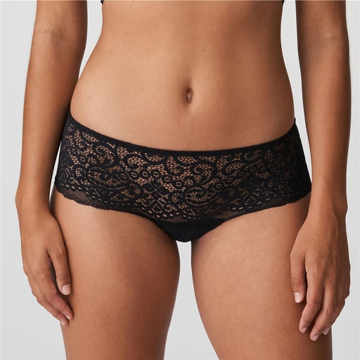 Slip-on hotpants Twist I Do zwart 