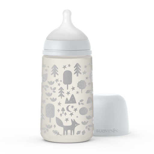 *Zuigfles 270ml (silic., medium flow) fox