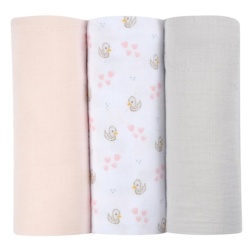 Chiffons Tetrad (3 pièces) zwaan 