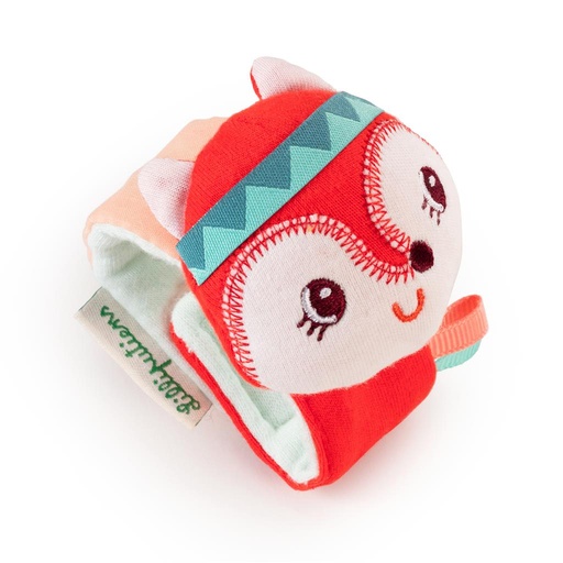 Bracelet rattle Alice rood 