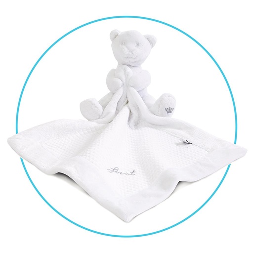 Doudou Bob 16 cm velour white 