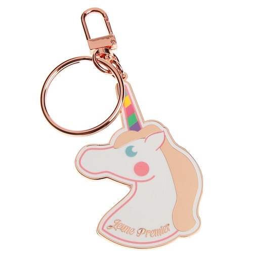 Key ring unicorn rose gold 