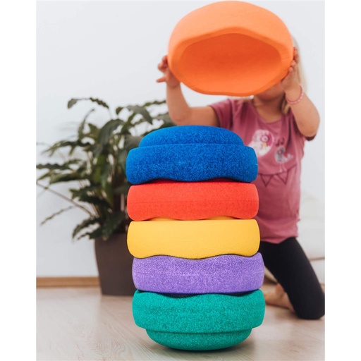 Empiler des briques original rainbow 