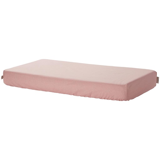 Drap-housse berceau tiny dot misty rose 40X90