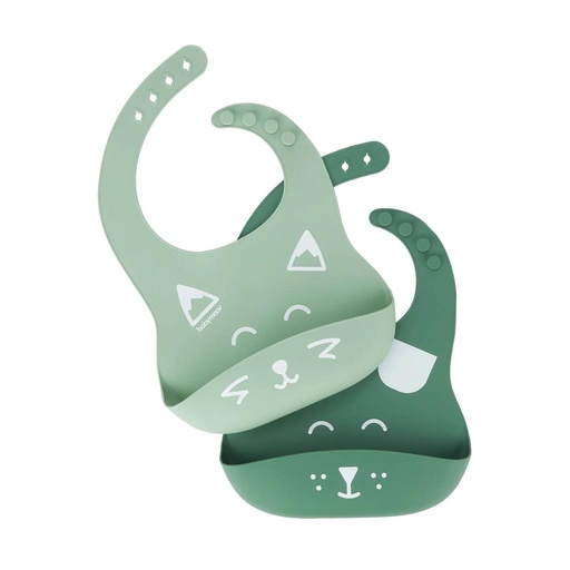 Bib'Isy silicone bibs (2 pieces)  