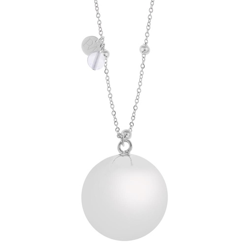 Babybell argent fin ProudMama crystal 