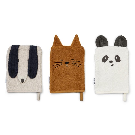 Washcloths Sylvester (3pcs) animal mix 