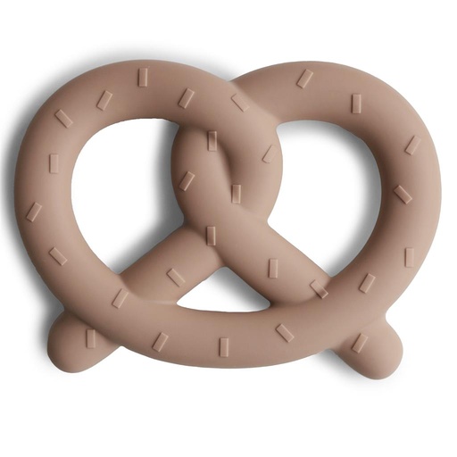 Teething ring pretzel natural 