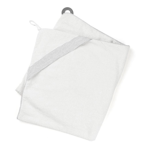 Bath towel with teething ring dry'n play wit 