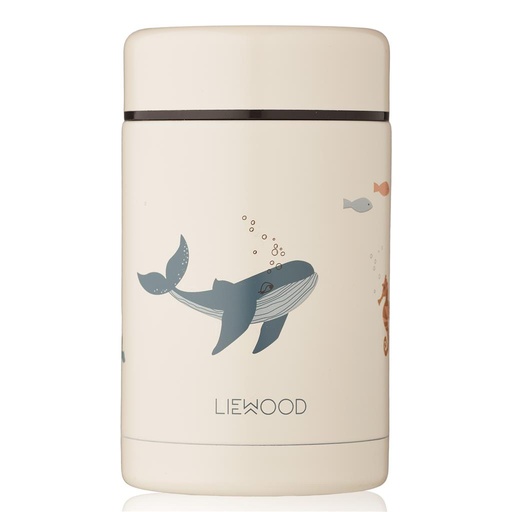 *Thermos voor voeding Bernard sea creature - sandy mix