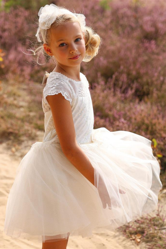 Dress white & gold 