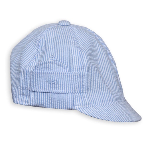 Hat white-azzuro