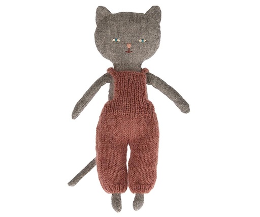 Kat grijs (23 cm)  