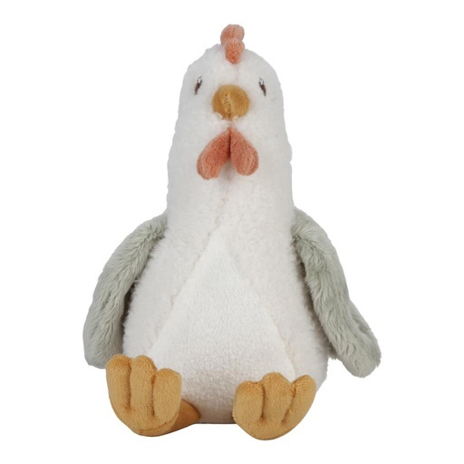 Knuffel kip Little Farm 17cm  