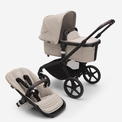 Kinderwagen Fox 5 complete (toonzaal) black - taupe