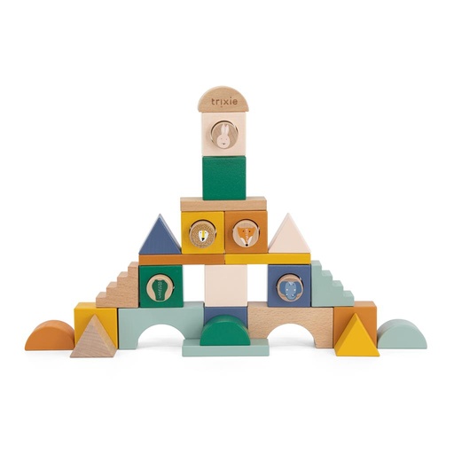 Houten blokkenstad  