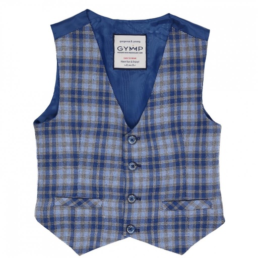 Gilet Emilio blauw