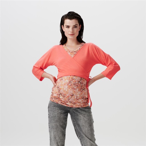 Gilet Foscoe living coral 